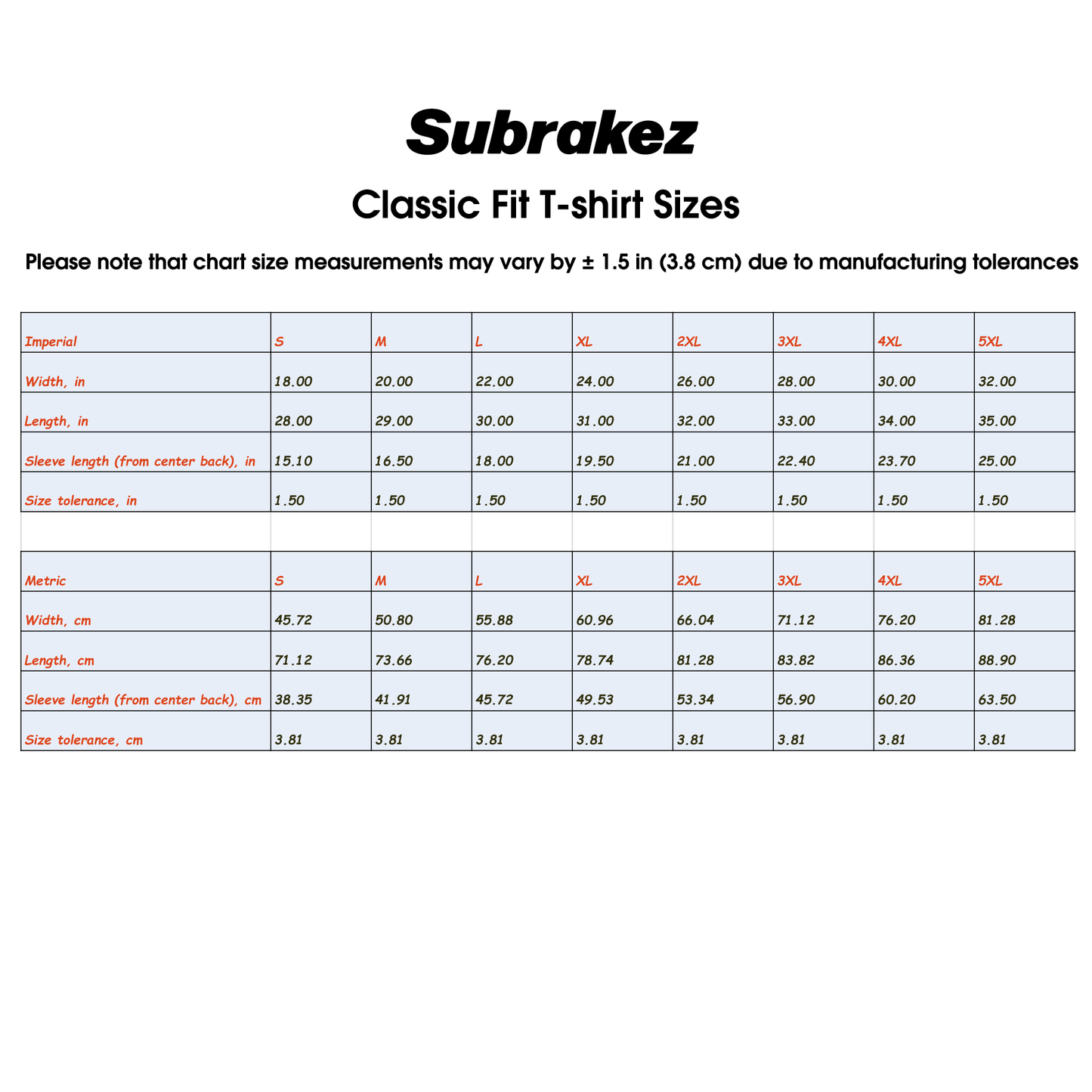 Classic Fit T-shirt D11